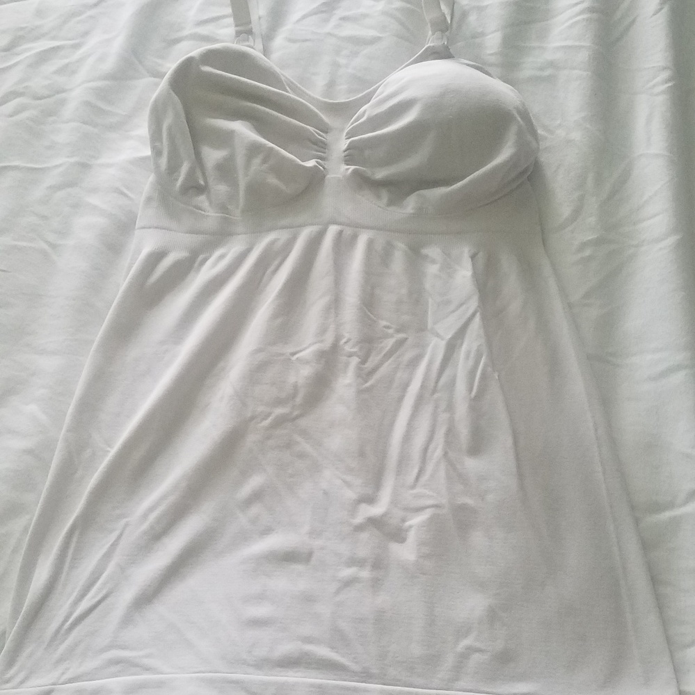 White nursing tank